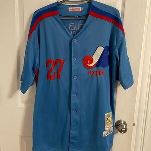 Expos Mitchell & Ness 48 Vladimir Guerrero All Star 1982